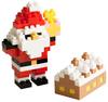 Nanoblock Christmas Card 2018 Santa and the Little House Gift NP091