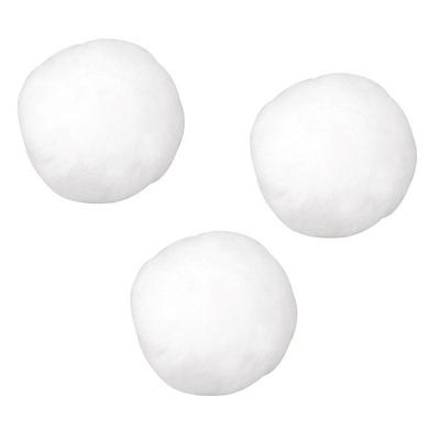 Pompons, White, 10 Mm, 65 Pcs
