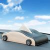 Kreative Autoform Taschentuchbox Simulierte Reifen Hitzebeständiger Taschentuchspender Dekorativer Tragbarer Autoleder Taschentuchorganizer