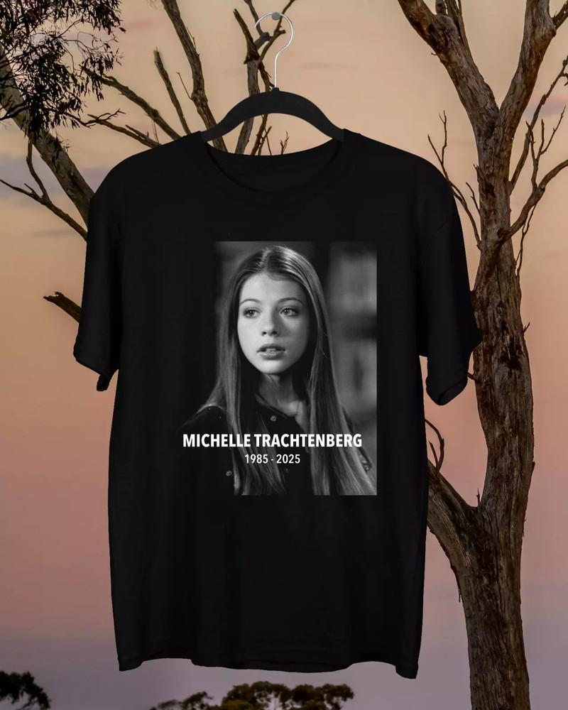 

RIP Michelle Trachtenberg 1985-2025 Black Color Shirt For Fan PP1776 Unisex T-Shirt L