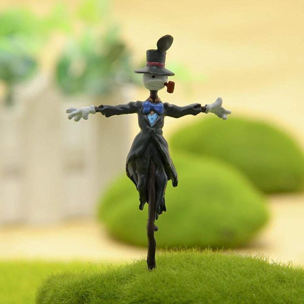 Funny Scarecrow Statue DIY Doll Figurine New Garden Miniatures