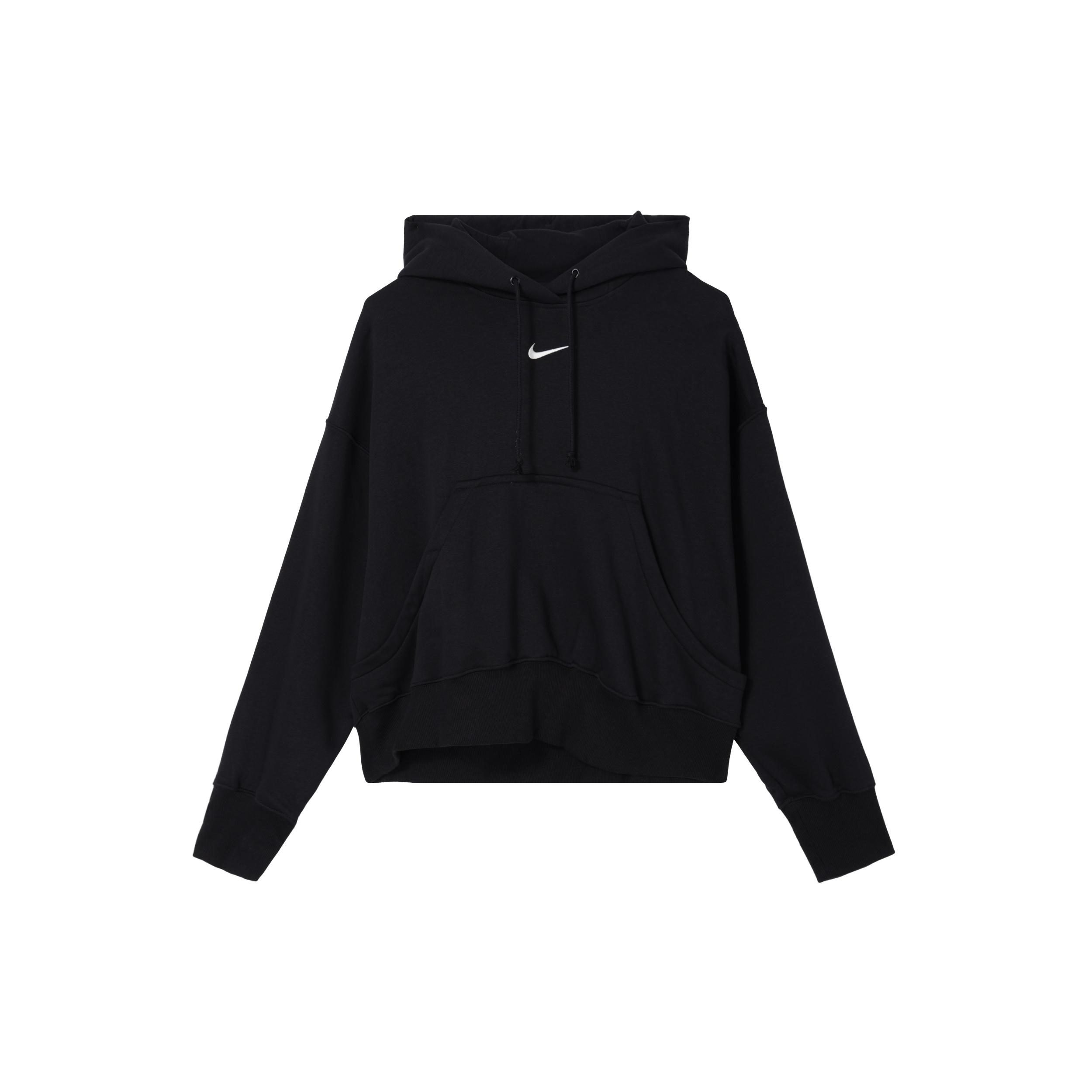 (WMNS) Nike Sportswear Phoenix Fleece Over Oversized Pullover Hoodie Asia Sizing  Black  Women s DQ5859-010 XL