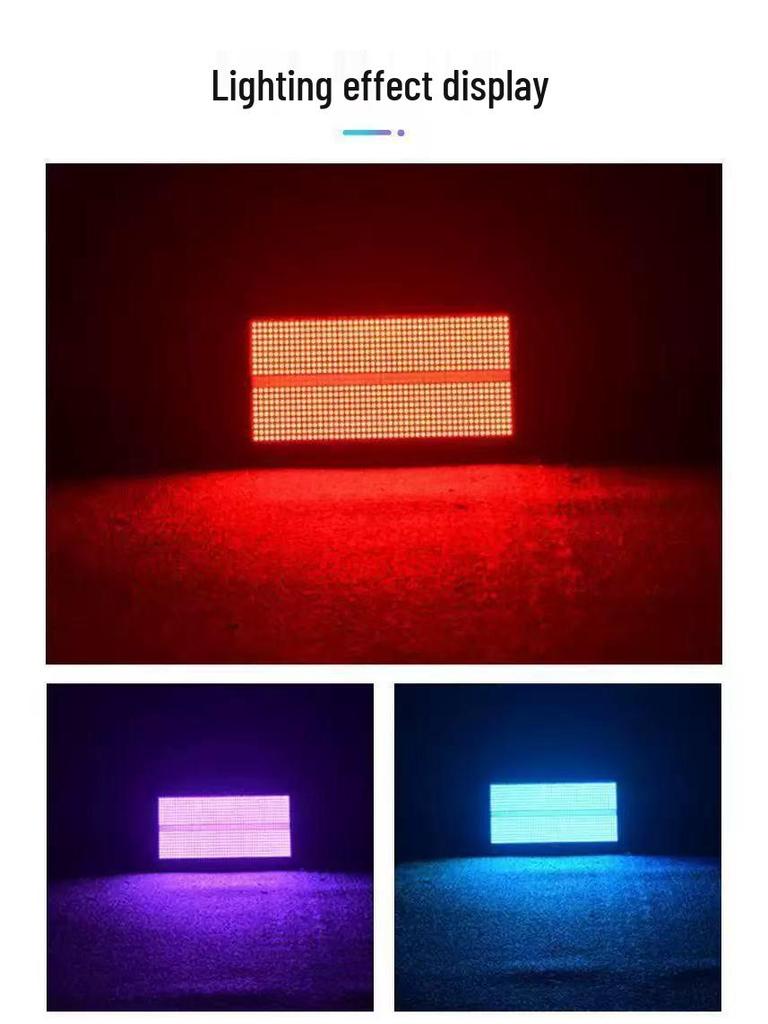 8+8 Segment LED Strobe Full-Color Light Bar for Live Room Background Atmosphere