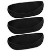 3x Felt Trough Planter Liners Black Non-Woven Window Hanging Plant Basket Liners