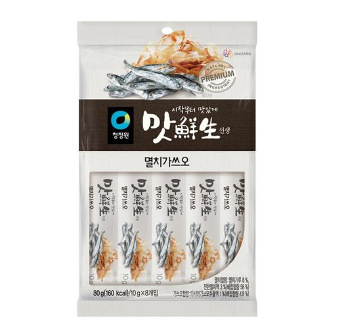 Chungjungwon Matseonsaeng Anchovy & Katsuobushi Stick 80g – Umami Seasoning for Soups & Stews