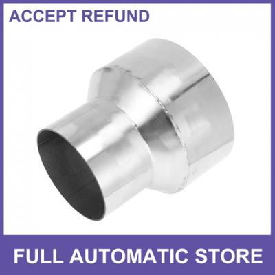 Mandrel Exhaust Pipe Adaptor Concentric Reducers 35" OD To 5" OD Silver Tone