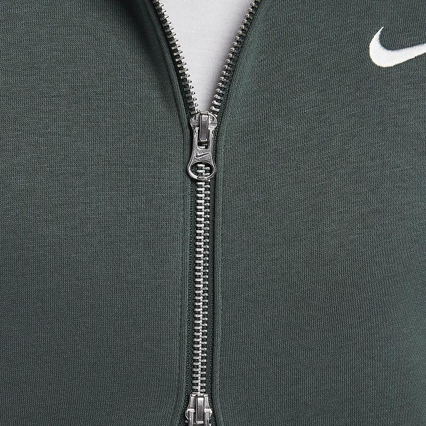 Nike Sportswear Phoenix Fleece Oversized Fashion Comfortable Zippered Hooded Jacket Women Jackets Green DQ5759-338