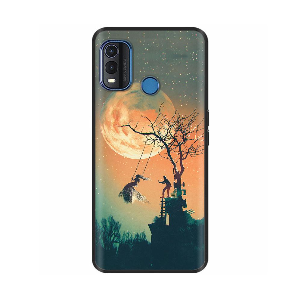 Θήκη για Nokia G11 Plus Χαριτωμένη Καρδιά Λουλούδι Μαλακή Σιλικόνη Πίσω Κάλυμμα για Nokia G11 Plus NokiaG11 G 11 Προστατευτικό Μαύρο TPU Θήκες Κινητού