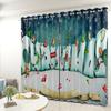 Christmas Curtains Bedroom Living Room Balcony Blackout Curtains Office Hotel Insulation Curtains