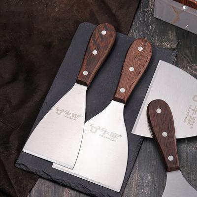 Thickened Stainless Steel Putty Knife Scraper Wooden Handle Drywall Plastering Trowel Wall Cleaning  Spatula Hand Tools