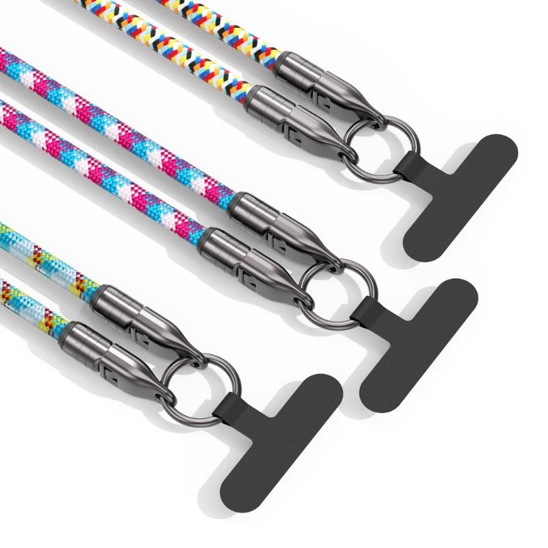 Portable Mobile Phone Lanyard PD240W Charging Cable, 2 in 1 USB Type C Data Cord Quick Charging Cable for Travel