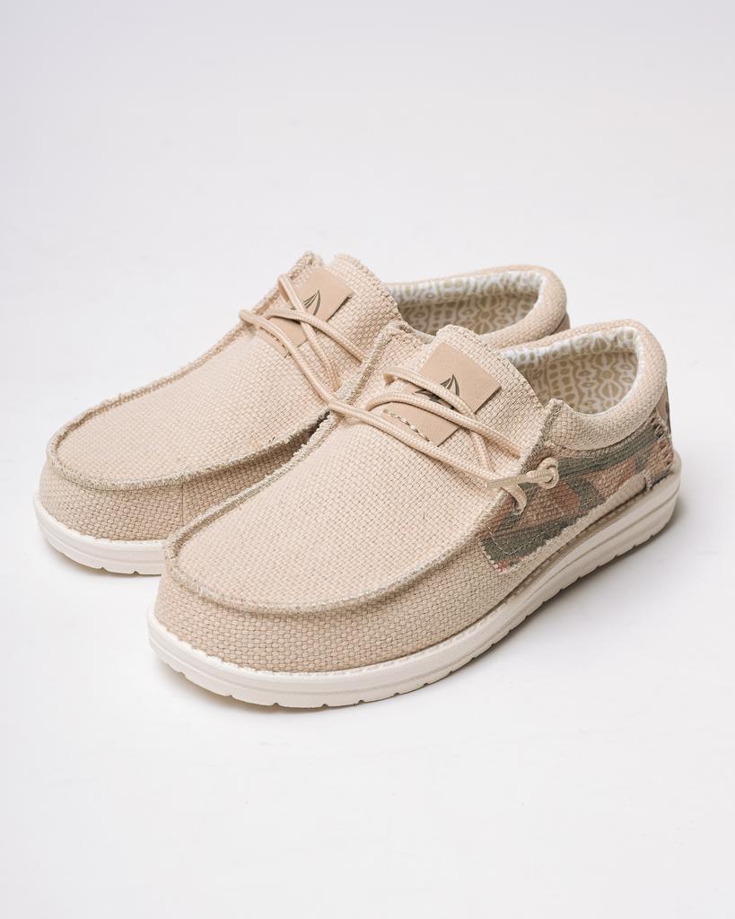 Men's Moccasins Hodaki 11001 41 Beige Textile