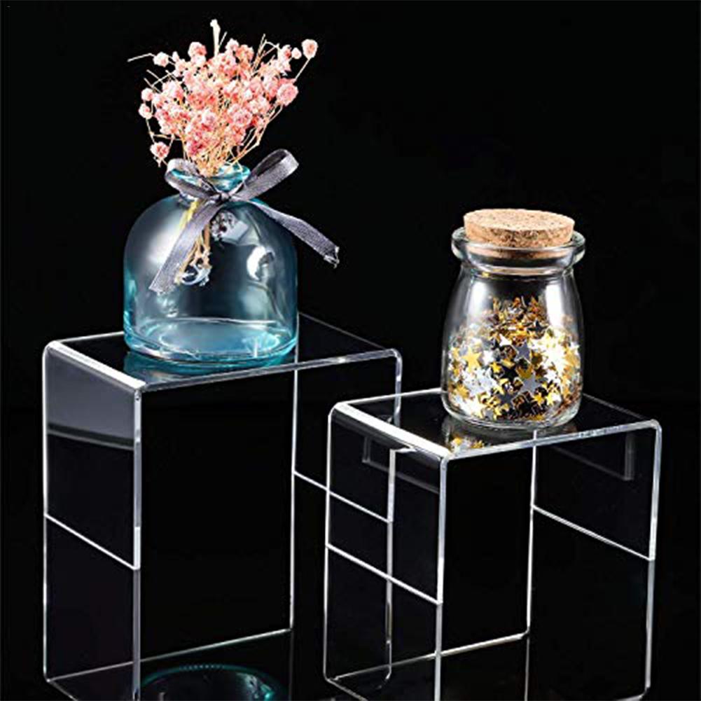 10pcs Transparent Acrylic Display Stand Jewelry Display Stand Doll Storage Rack Store Marketing for Figurines Display Shelf China Mainland