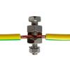 2X Solar Grounding Lug Solar Panel Fasteners Wire Clip Protection Grounding