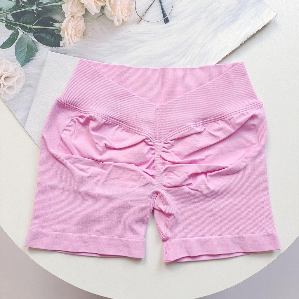 European & American Butt-Lifting V-Waist Breathable Fitness Yoga Shorts