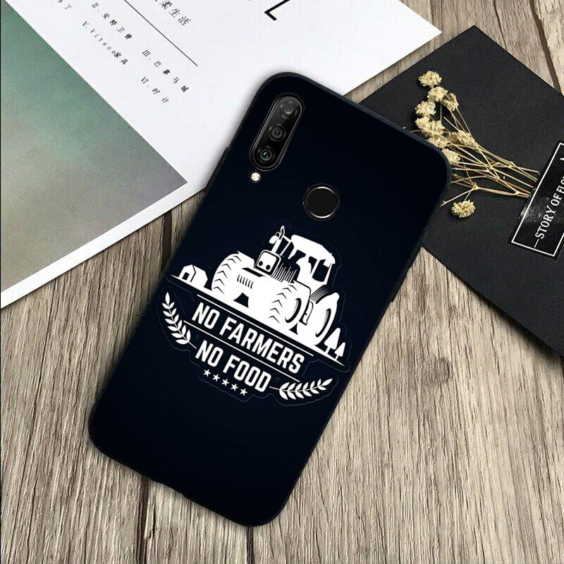 No Farmers No Food For Huawei Nova 12s 12i 11i 7i 8i Y73 Y70 Y90 Y60 Y72 Y61 Y91 9 10 SE P30 Pro P40 Lite Case