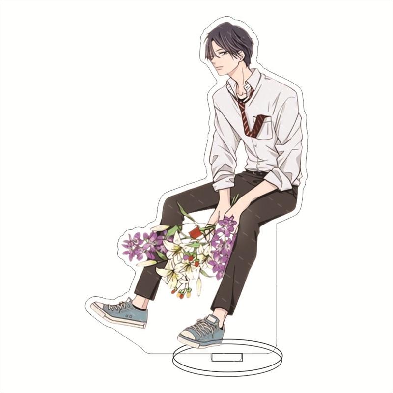 Hot My Love Story mit Yamada-kun bei Lv999 Acryl-Stand-Modellplatte, doppelseitige Acryl-Cosplay-Desktop-Dekor-Fans