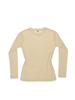 Eleleldijainseutyudio Wool Rib Jersey Long Sleeve Tee_Vanilla Beige