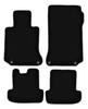BASIC Black Velour Floor Mats For: Mercedes W207 Coupe E-Class (2009-)