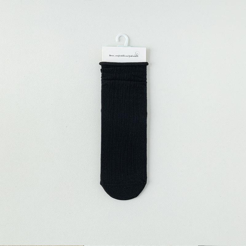 Socks Stacking Socks Combed Cotton Medium Tube Socks Mesh Thin Hollow Breathable Ballet Shoes Socks