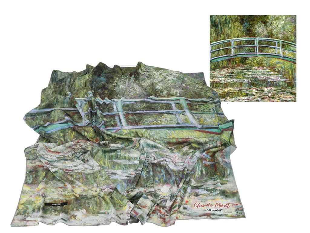Chusta Damska Apaszka Claude Monet Staw Z Nenufarami Szalik Prezentowa