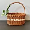 Large Shopping Baskets Fruit Vegetable Storage Basket with Handle Laundry Clothes Baskets Rattan Basket