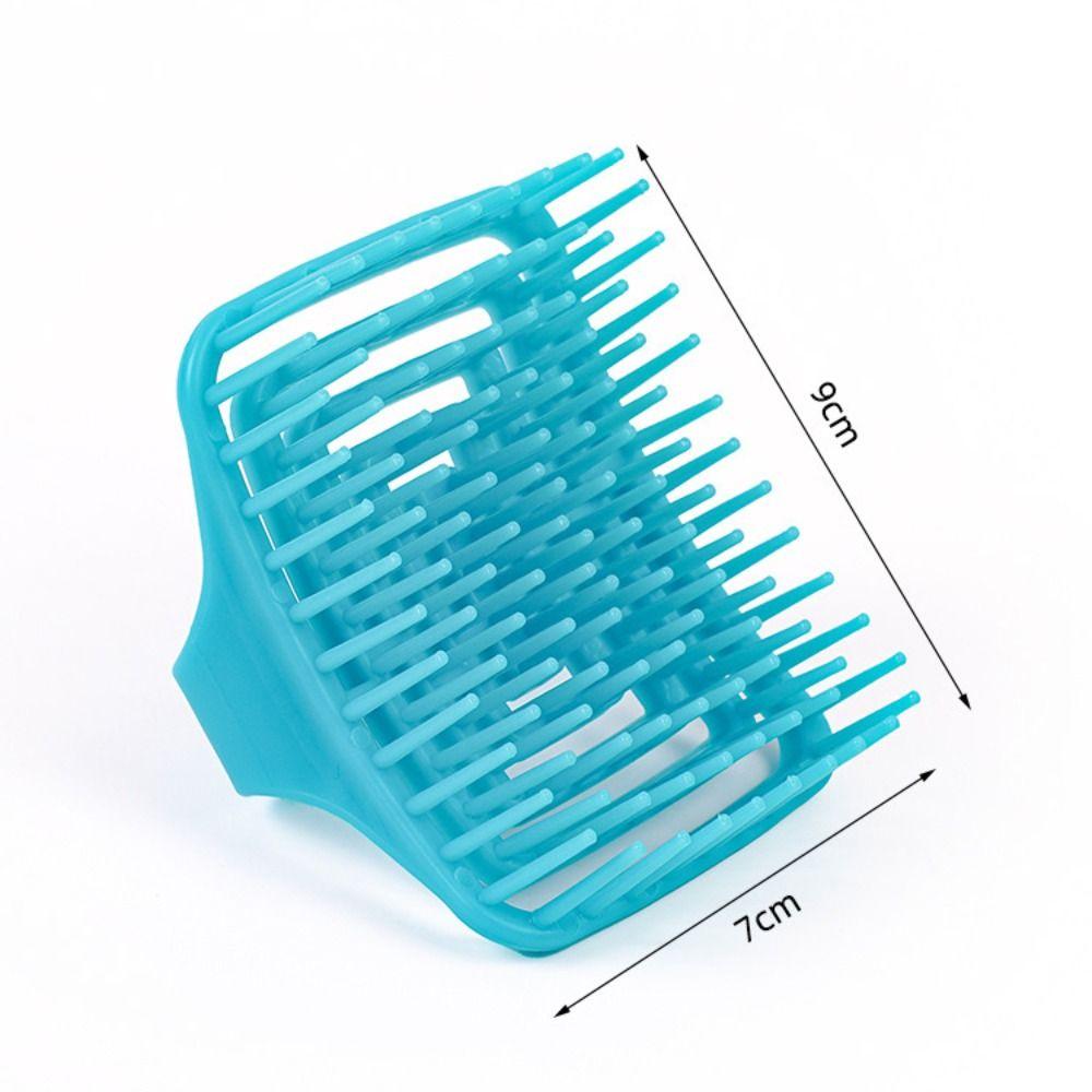 TPE Scalp Massage Shampoo Brush Hollow Structure Hair Care Massager Home Bathroom