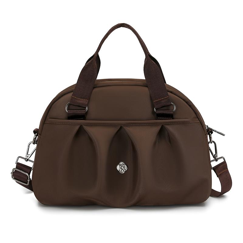 Women's Shoulder Bag Nylon Handbag Lightweight Multi-Layer Waterproof Crossbody Bag