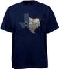 Dallas Cowboys Herren Blau Farbe Bundesstaat Baumwolle T-Shirt