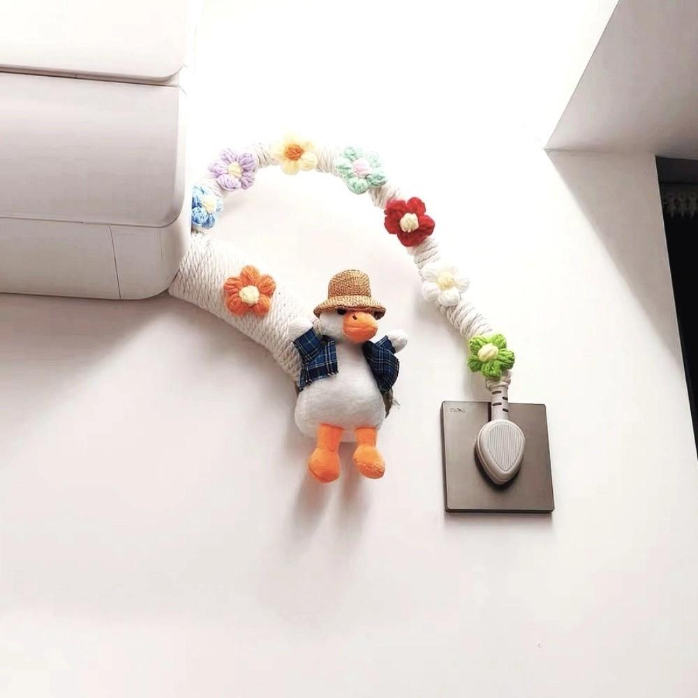 Cartoon Cotton Rope Pipe Cover Duck/Panda Heating System Decoration  Bedroom