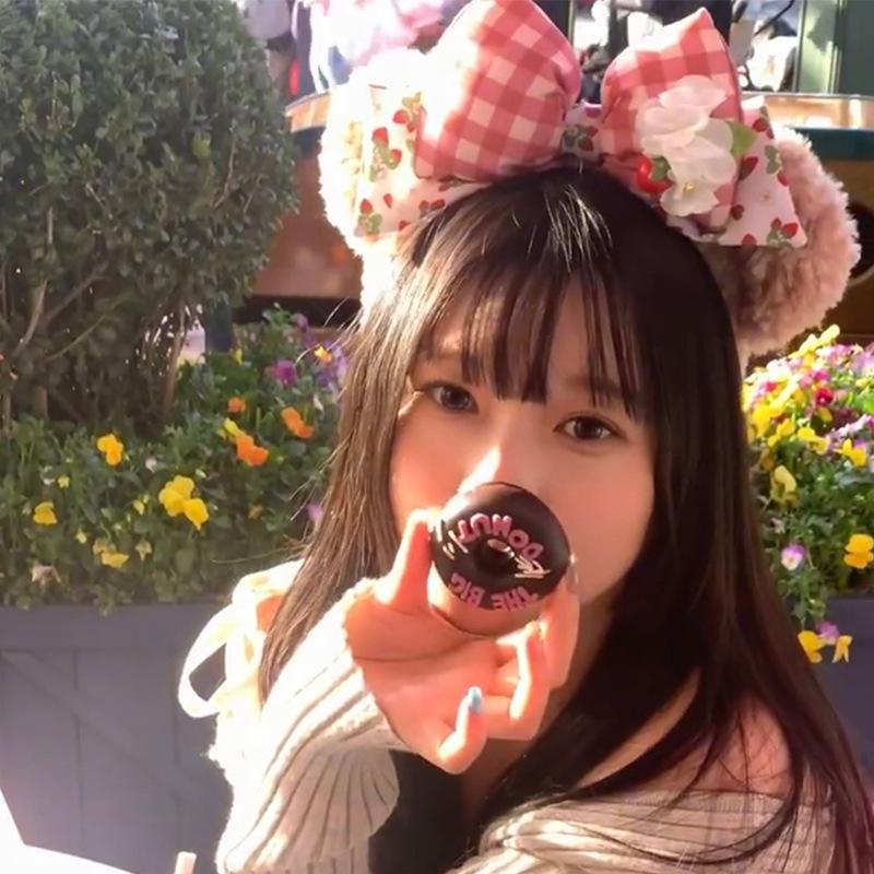Handmade Spring Shirley Rose Headband Cute Sweet Bow Headband Amusement Park Photo Headgear Washing Hair Autumn