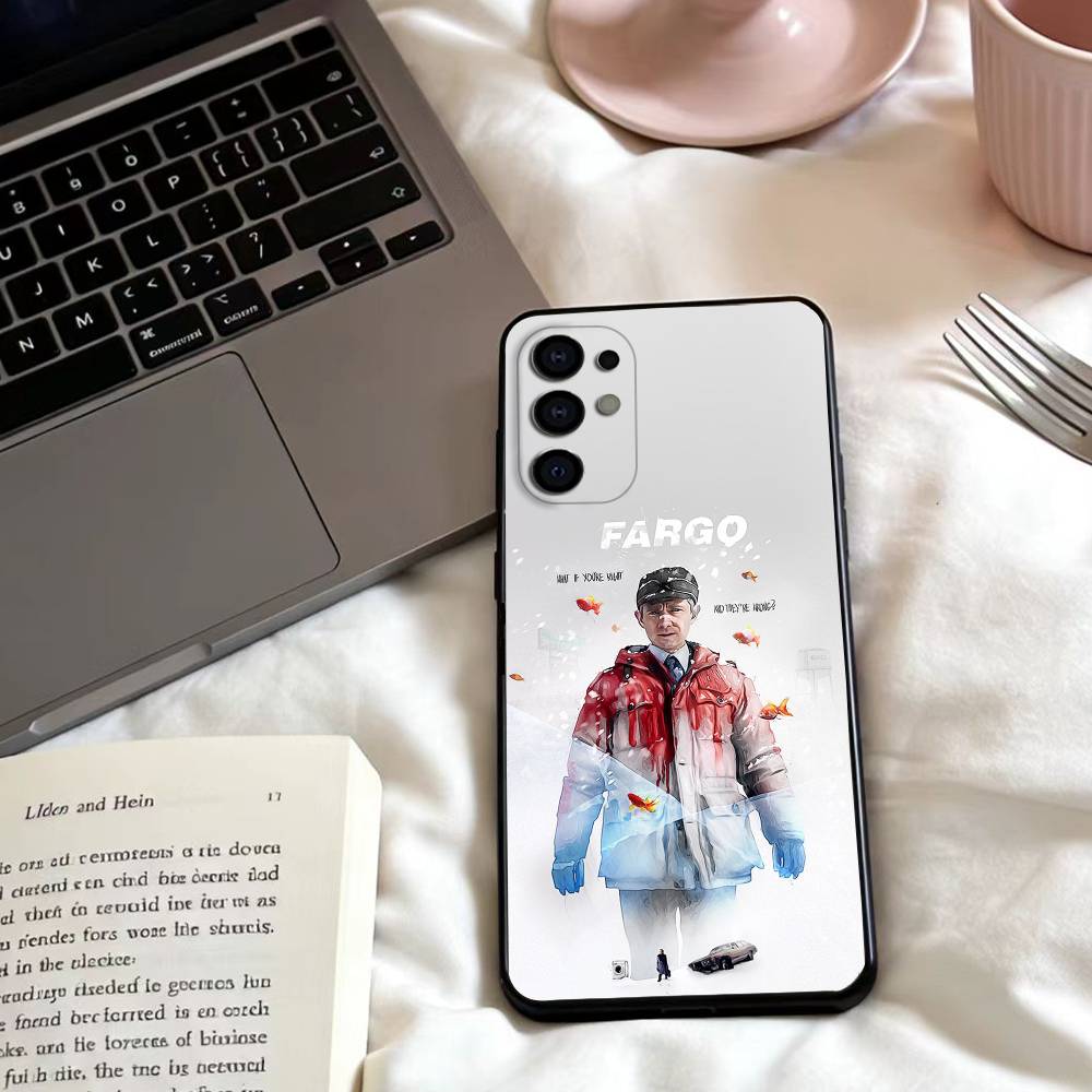 TV F-Fargo Phone Case For Samsung S25,24,23,22,30,21,10,9,Ultra,Plus,Lite,FE,4,5 G Soft Black Case