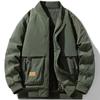 Men's 2025 New Style Winter Thickened Cotton Flight Jacket - Trendy Casual Warm Outerwear
