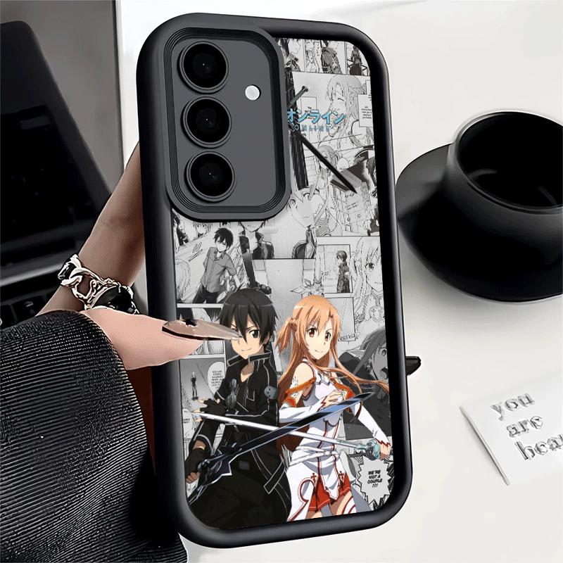 Phone Case for Samsung Galaxy S26 S25 Ultra S24 FE Sword Art Online Anime Shell S23 Plus S22 + S21 S20 5G Soft Silicone Funda