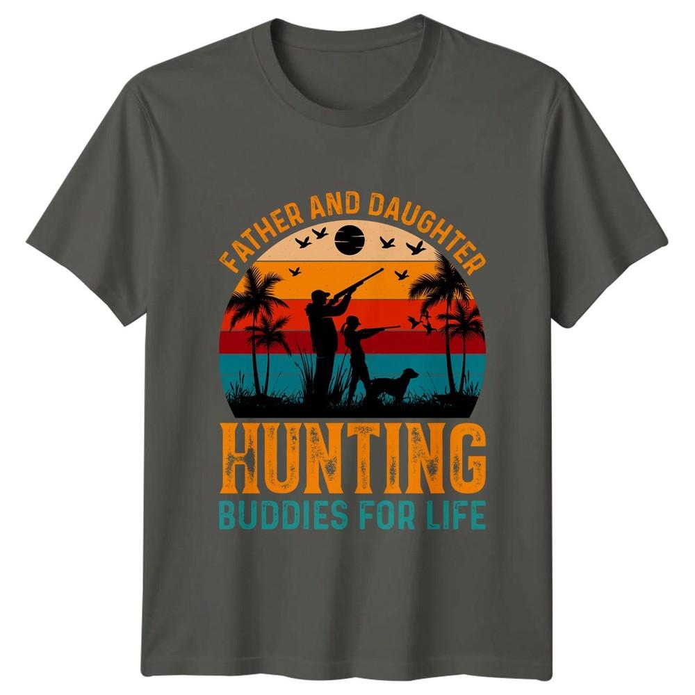 Father And Daughter Hunting Buddies Unisexs TShirt Hunting Fathers Day Gift S