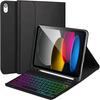 Colorful Backlit Keyboard Case for iPad 11th Gen - A16 Detachable Keyboard with Pen Holder