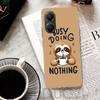 Animal Cute Cartoon Sloth Coffee Cover For Xiaomi Poco X7 X6 X5 Pro X3 Nfc F7 Ultra Phone Case F6 F5 X4 F4 Gt F3 M6 M5S M4 M3 Pr