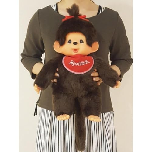 Sekiguchi Monchhichi Premium Standard L Brown Girl 251056 H45 X W34 X D13cm
