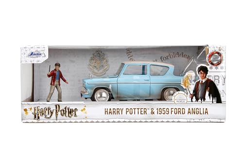 1:24 HARRY POTTER 1959 FORD ANGLIA w/HARRY POTTER Harry Potter Diecast Car