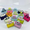 New mini candy color platinum bag pair touch blind box same bag earphone bag creative bag pendant key contrast color
