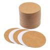 60pcs Cork Coasters Cork Backing Sheets Adhesive Cork Coaster Round For Coasters Christmas Home Decorations
