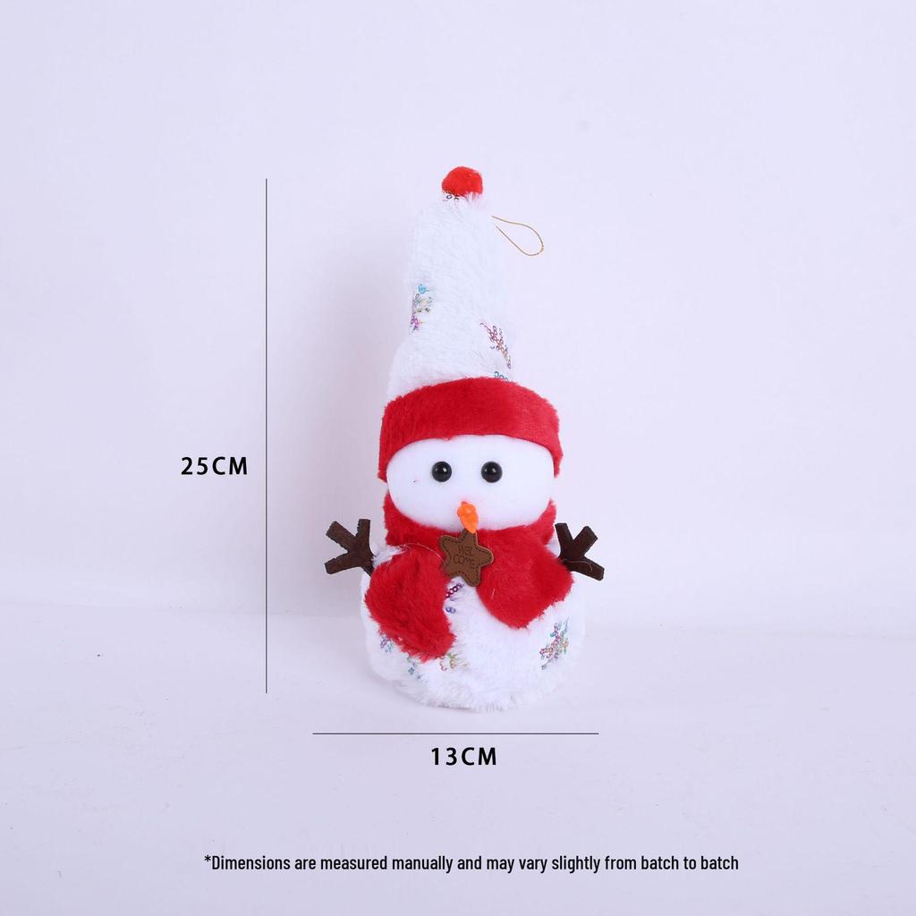 DIY Christmas Snowman Doll Decoration Ornament for Atmosphere and Scene Arrangement