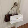 IELGY White Chain Small Square Bag Shoulder Armpit Bag