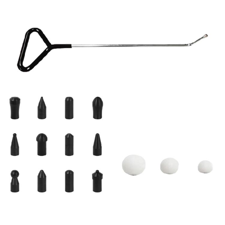 

Car Crowbars Stainless Steel Dents Removal Tool Kit Adjustable Rod for Car Hails Damage Repair Easy to Use 1