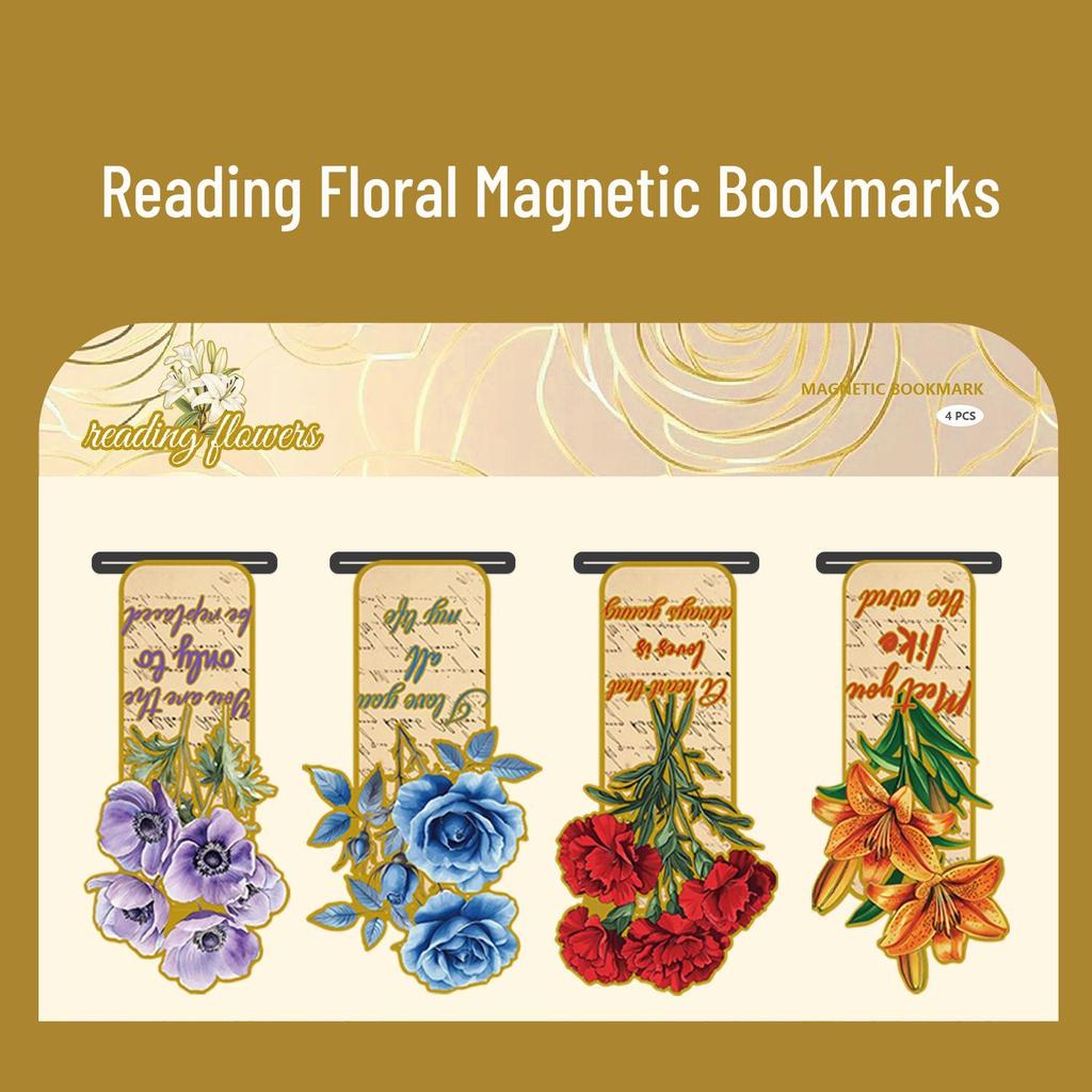 Foldable Magnetic Bookmark: Creative Design for Students, Now In Stock