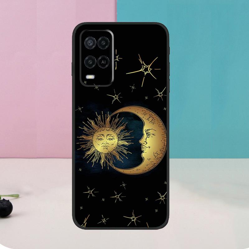 

Чехол Солнце Луна Знаки Зодиака Небесный для Oppo A40 A60 A80 A76 A96 A16 A17 A57 A18 A38 A58 A78 A98 A15 A54 A74 A94 A6 A5 Pro OPPO A17