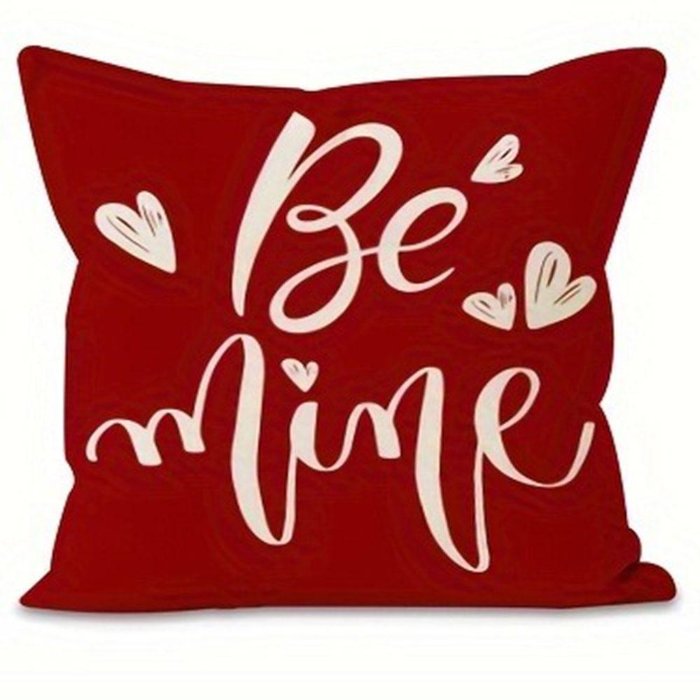 Romantic Expectations On Pillowcases Cover Bedroom Sofa Decoration Polyester Cushion Cover with Zipper