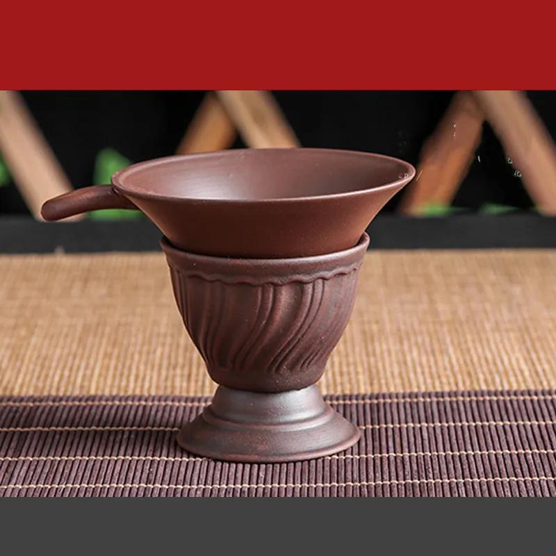 

Yixing Creative Purple Clay Tea Strainer Tea Chahai filter Tea set Tea Accessories Coffee Punch Filter Tea Sets Kichen Tool