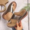 Fashion Women Slippers Summer Casual Open Toe Shoes for Women Slip on Anti-slip Wedge Beach Slippers Casual Fashion Sandals Slides Women