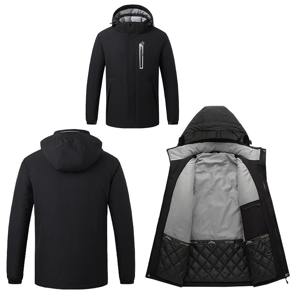 Winter Smart Heating Jacket 8 Zones Heating Coat 3 Gear Temperature Adjustable USB Charging Jacket